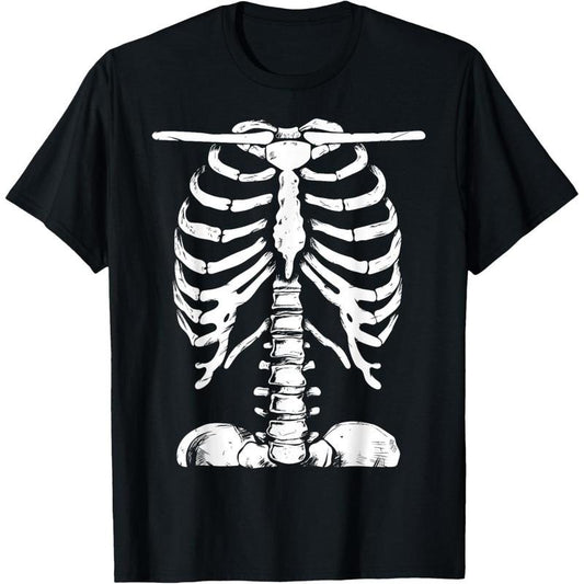 Skeleton Rib Cage Gifts Men Women Halloween Costume Skeleton T-Shirt made in usa