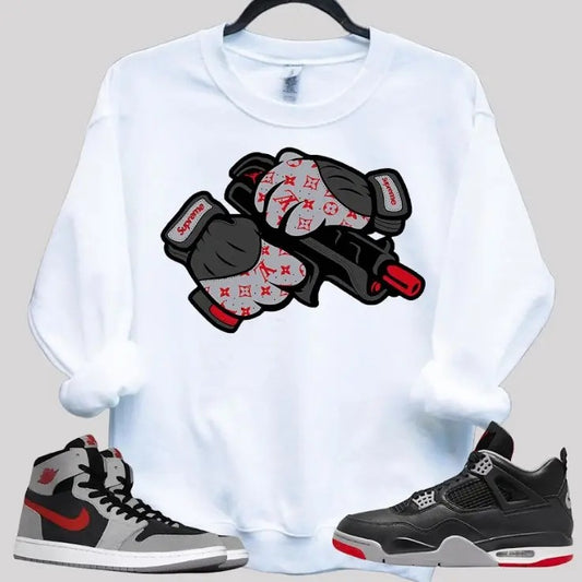 Sneaker Heat Sweatshirt T-Shirt To Match Sneaker