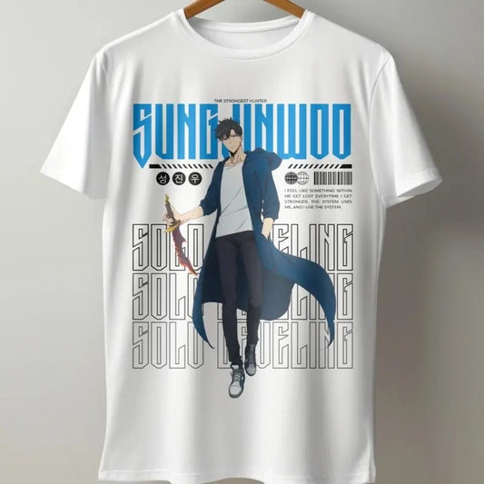 Solo Leveling Shirt , Sung Jin Woo Shirt, Top Anime Sweatshirt, Otaku Ropa Sweater, Anime  Shirt Classic Cotton