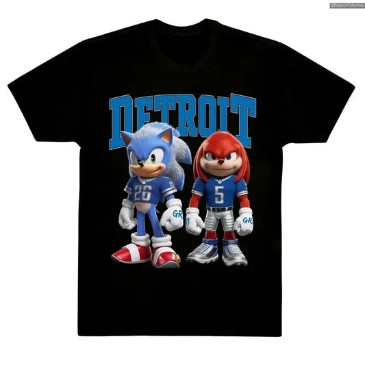 #Soonic and #Knuuckles Detroit Football Fan Kids, Adult, Family T-shirt, Sweater, Hoodie , Global Trending Outfits