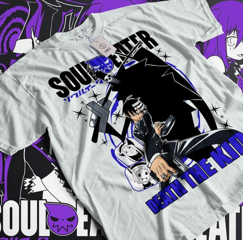 Soul Eater Maka Albarn Shirt, Soul Eater Shirt, Soul Eater T-shirt, Anime Shirt, Anime Clothing, Maka Albarn T Shirt, Anime T-shirt Cotton Menswear