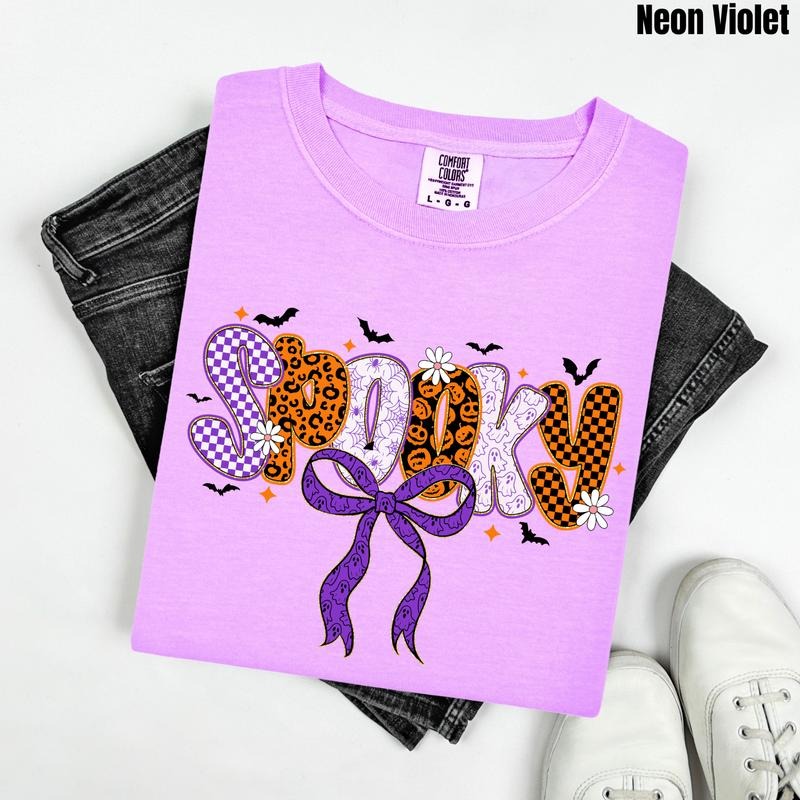 Spooky Mix Coquette Comfort Colors T-Shirt 'NLB'