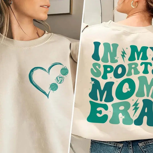 Sports Mom Tee Game Day Shirt In My Sports Mom Era Tshirt Soccer Softball Basketball Football Baseball Mom Shirt Trendy Mama Shirt TK43GN