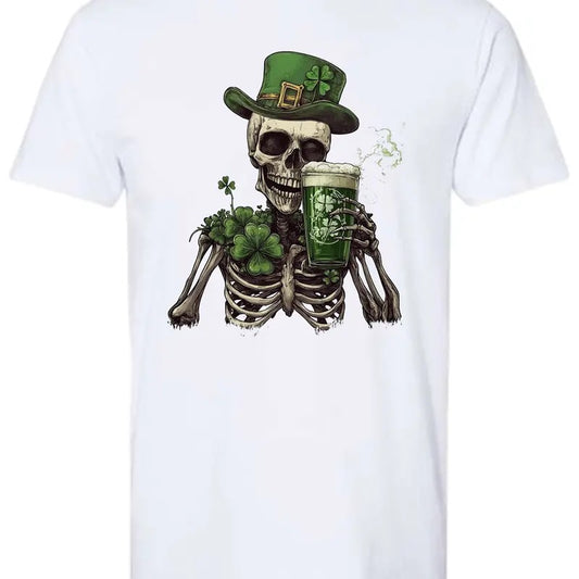St Patricks Day Skeleton Shirt