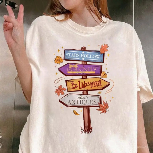 Stars Hollow Connecticut Shirt , Luke's Coffee Luke's Diner, Dragonfly Inn, TV Show Fans gift, shirt trend 2025