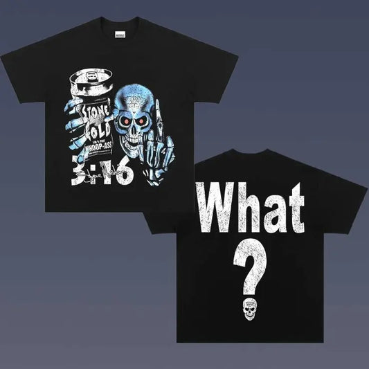 Stone Cold Doube Sided Vintage Tee, Stone Cold T-Shirt, WWE Shirt, Vintage Graphic Tees, Unisex Wrestler Shirt Top Menswear Womenswear Streetwearstyle{n002}2