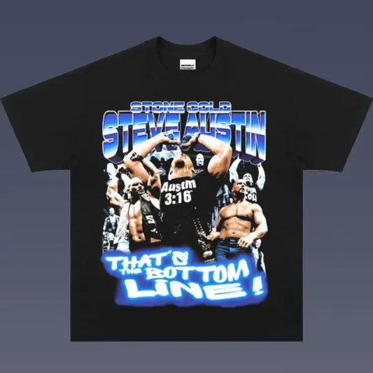 Stone Cold Vintage Tee, Stone Cold T-Shirt, WWE Shirt, Vintage Graphic Tees, Unisex Wrestler Shirt Top Menswear Womenswear Streetwear