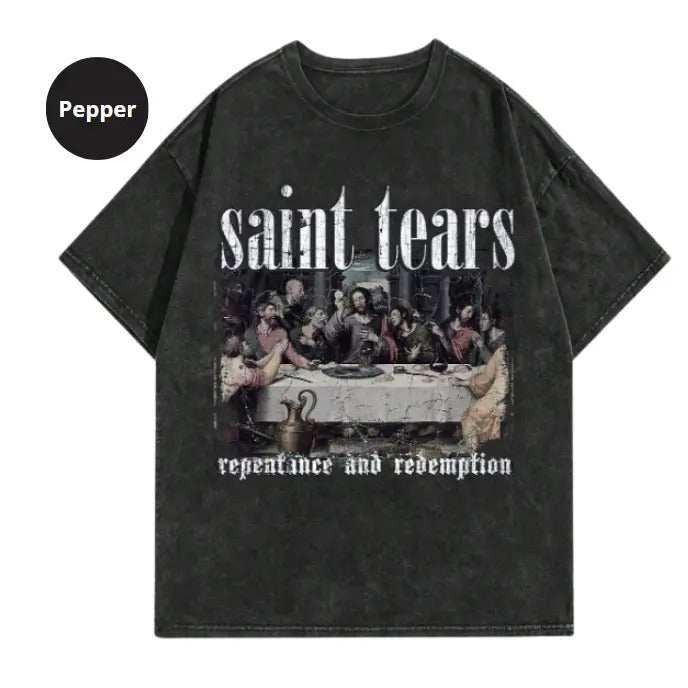 Street Life Men's Chafed Snowflake Print T-Shirt With Character & Slogan Design Tshirt, Sweatshirt, Hoodie Size S- 3XL,Gift For Women Top Crewneck