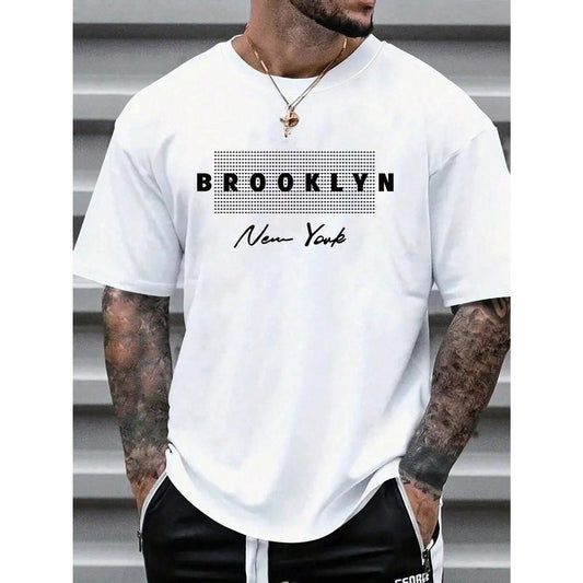 Men's Plus Size Casual Basic Short Sleeve T-Shirt For Spring/Summer Made in USA