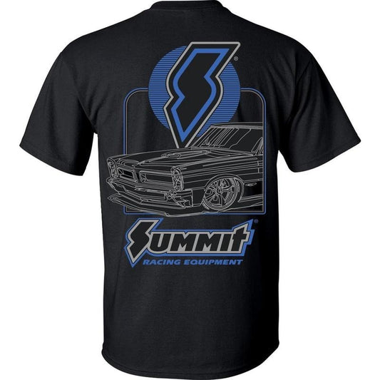 Summit Racing Schematic T-shirt Menswear Performance Car Parts, Menswear Car Parts Short Sleeve