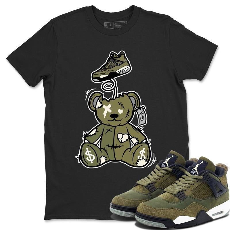 Surprise Teddy Bear Sneaker Match Tee A J Medium Olive
