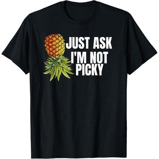 Swinger Party Funny Embarrassing Upside Down Pineapple T-Shirt made in usa