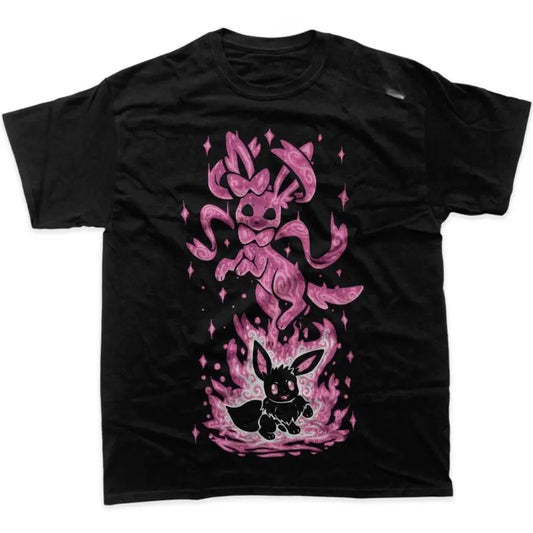 Sylveon Shirt, Eevee Shirt, Pokemon T-Shirt, Anime Shirt, Graphic Tee, Men's Vintage Tees,  Gift For man, gift for her Top Menswear