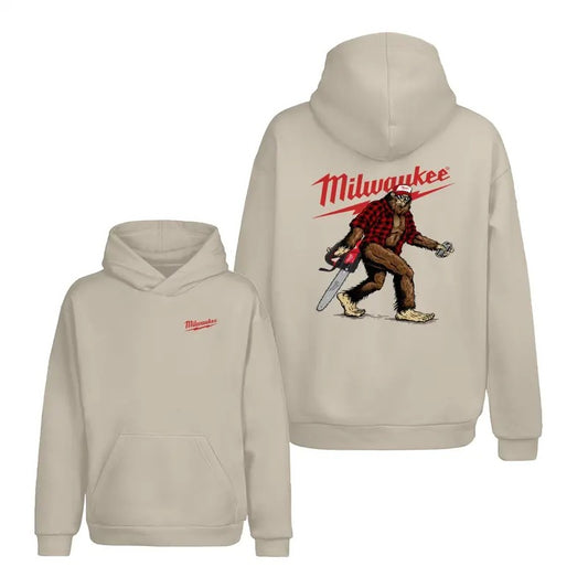 Bigfoot Milwaukee 2 Sided Graphic Hoodie/Sweatshirt/T-Shirt, For Men, For Women - Unisex Style, 100% Cotton, Pullover unisex hoodie