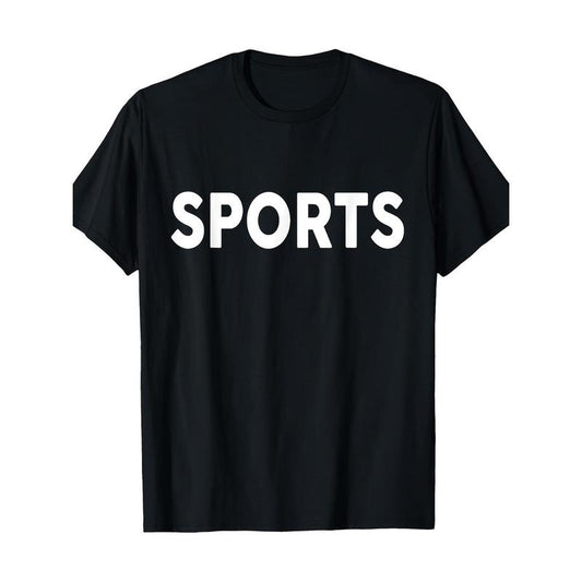 T-shirt with "Sport" printed on it -100% cotton Made in USA