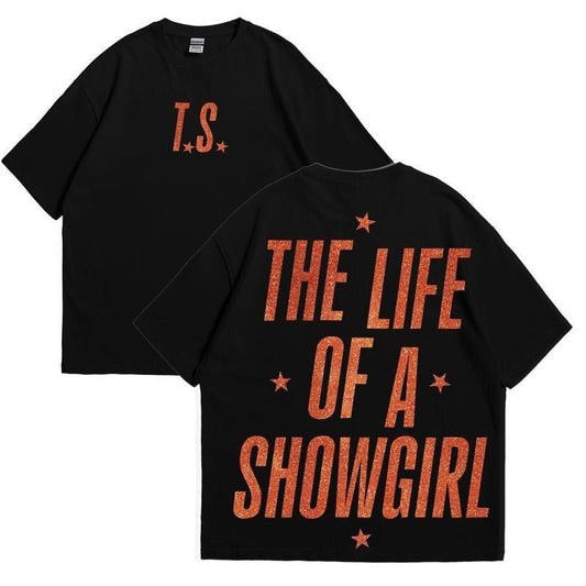 TLOAS New Album Shirt, In My Showgirl Era, Heart on Fire Tee, TS12, Showgirl Music Vintage Womenswear Shirt Retro For Fan