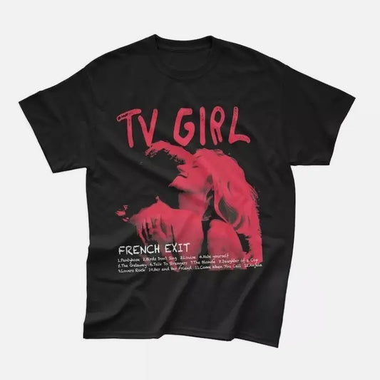 TV Girl Unisex Men Women Unisex T-Shirt Gift for Fans-  French Exit Album Tee - Music Band Poster Menswear Top tv girl