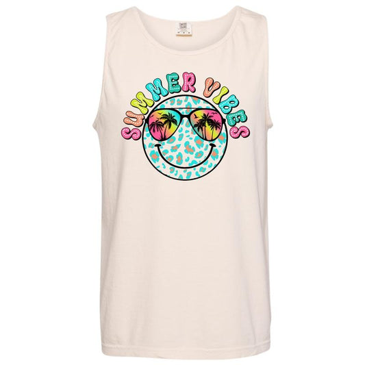 Tank Top - Neon Summer Vibes Comfort Colors Tank Top 'NLB'