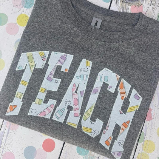 Teach Appliqué Tee