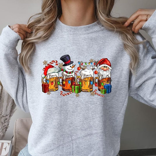Holiday Brew Crewneck Sweatshirt/Tee Casual Comfort