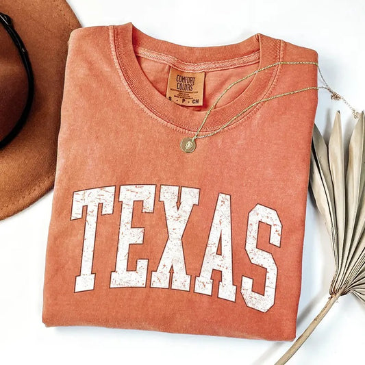 Texas, Football, Sports, Game Day, Big Game, Touchdown, Tailgate Party, University, College, State Tshirt, Women's Comfort Colors Tshirt, Graphic Tee