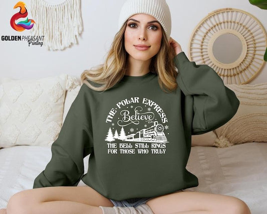 The Bell Still Ring Shirt, Christmas Believe Shirt, Christmas Holiday Shirt, Christmas Train Shirt, Gift For Christmas, Xmas  T-shirt, sweater and Hoodie