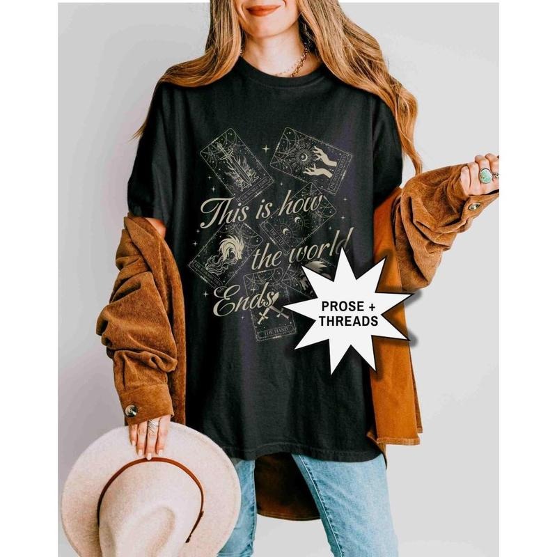 The Book of Azrael Tee, World Ender Shirt Dark Romance Morally Grey Booktok Merch Bookstagram Shirt Samkiel Dianna Martinez Amber