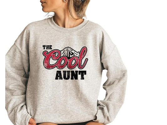 The Cool Aunt Sweatshirt, Aunt Gift, Mothers Day Sweatshirt Gift, Fantastic Sister Shirt, Unisex Sweatshirt, Gifts For Aunt Women, \bLong Sleeve Crewneck Shirt, Women Gifts Sweater, Gifts For Birthday Fit Womenswear