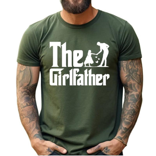 The Girl Father Tshirt, Dad Of Girls Shirt, Girlfather Gift Tee, Father's Day Gift, Gift For Dad, Husband Shirt, Unisex Short Sleeve Tee, Casual Clothing