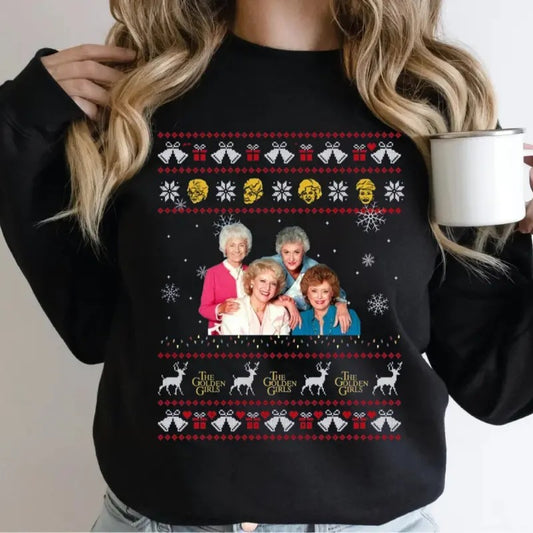 The Golden Girls Christmas Shirt Sweatshirt, Golden Girls Movie, Christmas Movie, Unisex Short Sleeve Tee