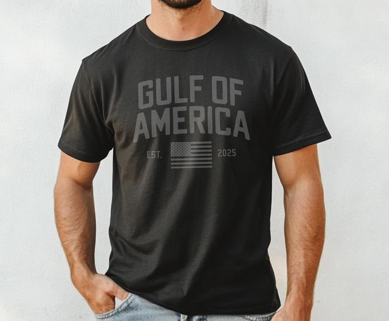 The Gulf Of America Shirt Gulf Of America Tee Shirt Gulf Of America T Shirt American Flag Shirt For Men 4th Of July Shirt Gifts For Dad  T-shirt, sweater and Hoodie