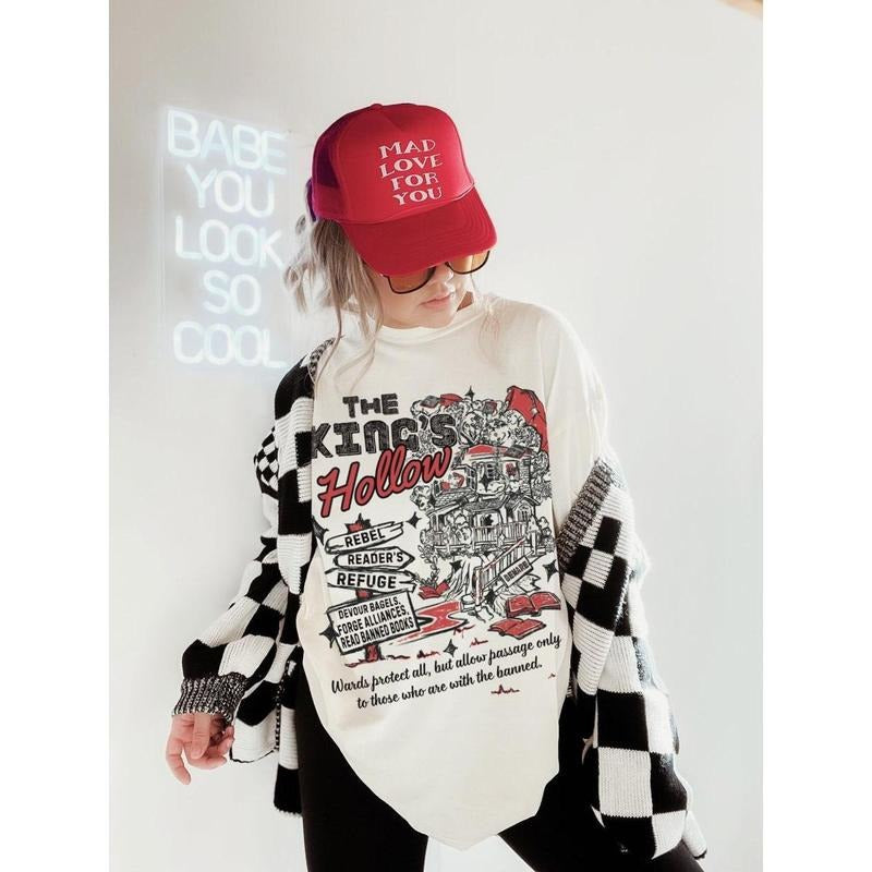 The King's Hollow Shirt Banned Books Shirt Zodiac Academy Shirt ZA Merch Darius Acrux Lance Orion Bookish Literature Shirt