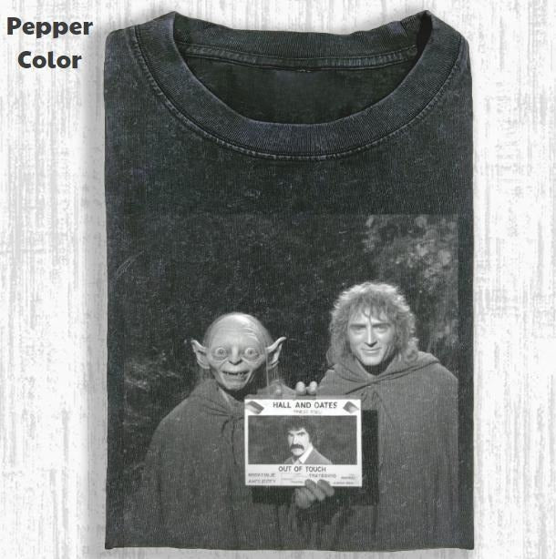 The Lord of the Rings Vintage Graphic Tee, Gollum And Frodo T-Shirt, Movies Tee, Unisex Meme Cringe Funny Dumb Shirt, Menswear Womenswear Streetwear Cotton Comfort