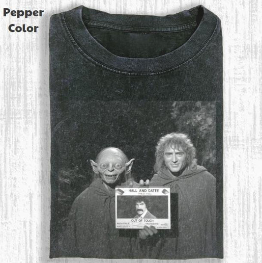 The Lord of the Rings Vintage Graphic Tee, Gollum And Frodo T-Shirt, Movies Tee, Unisex Meme Cringe Funny Dumb Shirt, Menswear Womenswear Streetwear Cotton Comfort