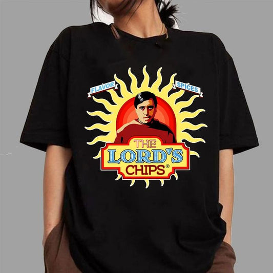 The Lord's Chips Nacho Libre Shirt Funny Movie Quote T-Shirt Unisex High Tech Printing All Seasons Size Chart Included