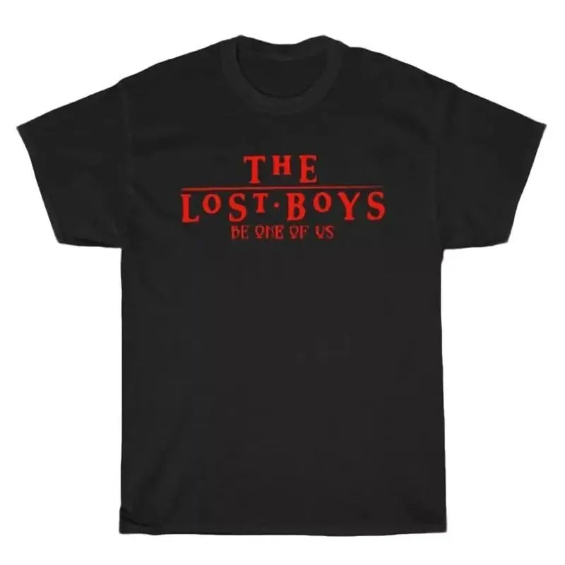 The Lost Boys 80's Horr0r Men's Black T-Shirt Cotton Streetwear