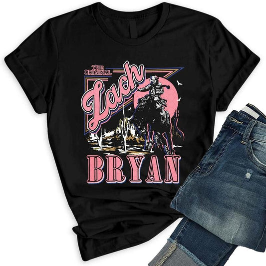 The Original Zach B Shirt Vintage Rodeo Cowboy Western Country Music Graphic Tee Shirt Merch Men Women Menswear Top