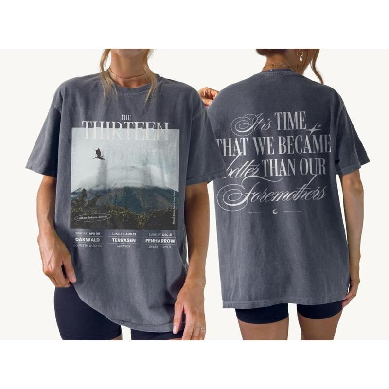 The Thirteen Shirt Manon Blackbeak Abraxos Shirt Aelin Galathynius Dorian Havilliard Tog Merch SJM LICENSED Kingdom of Ash