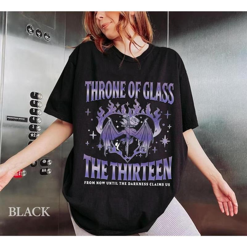 The Thirteen Throne Of Glass Shirt, From Now Until The Darkness Claims Us Shirt, Fantastic Reader Sweatshirt, We Are The Thirteen