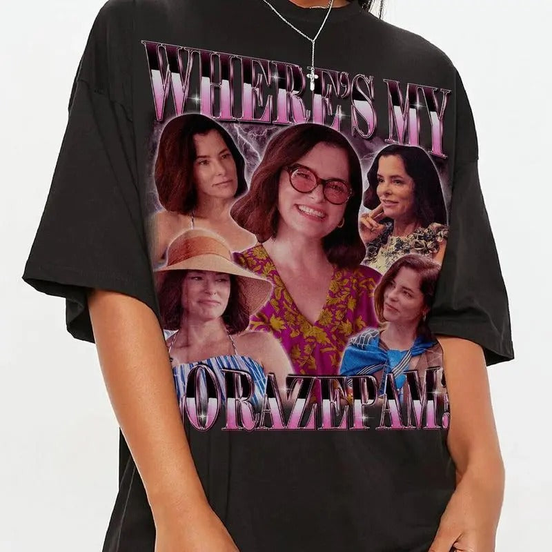 The White Lotus Parkey Posey Homage T-Shirt, Lorazepam Victoria Ratliff Bootleg Shirts, White Lotus 3 Movie, Lorazepam White Lotus Tee Comfort Summer Top Womenswear Streetwear Tshirt