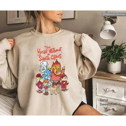 The Year Without Santa Claus Christmas Shirt, Miser Brothers Sweatshirt, Hoodie, Snow Heat Miser Tee, Heat And Snow Misers Shirt , Global Trending Outfits