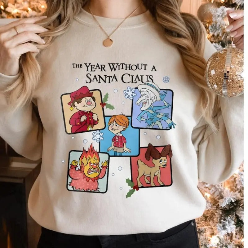 The Year Without Santa Claus Shirt Mise Brothers Sweatshirt Snow Mise Shirt Heat Tee Heat And Snow Shirt Christmas Gifts