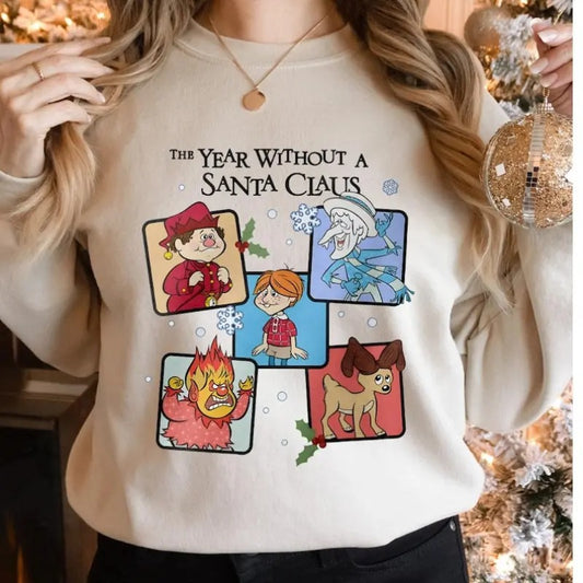 The Year Without Santa Claus Shirt Mise Brothers Sweatshirt Snow Mise Shirt Heat Tee Heat And Snow Shirt Christmas Gifts