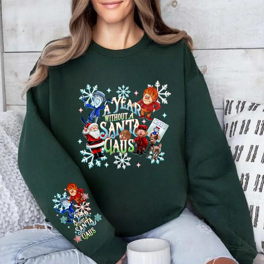 The Year Without Santa Snow Miser Heart Sweatshirt, Miser Brothers Shirt, Heat And Snow Misers Hoodie, Family Matching Xmas Shirt, Christmas Gifts