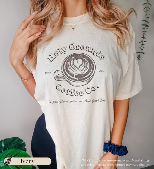 The holy grounds coffee shop T-shirt