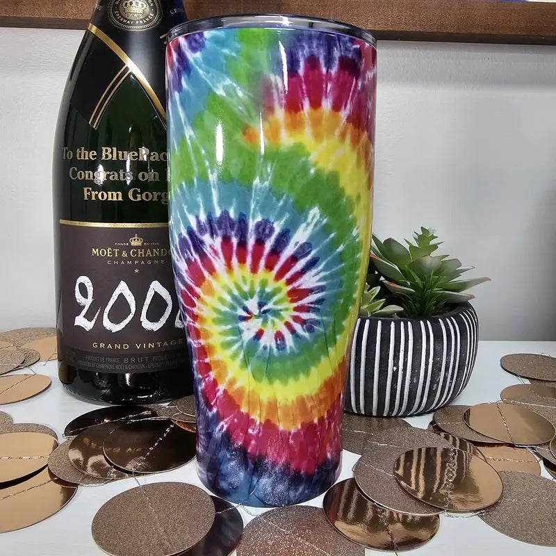 Tie Dye Piper Lou 27oz Tumbler