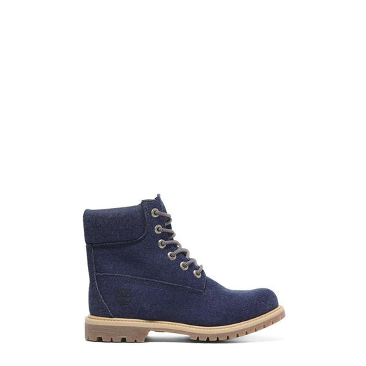 Timberland Women's Women's Dark Blue Canvas Stone Street 6inch Lace-Up Waterproof Boots - Multicolor