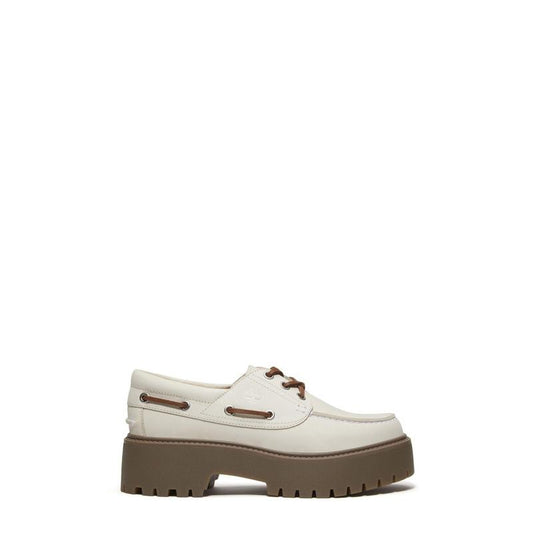 Timberland Women's Women's Natural Nubuck Stone Street Boat Shoes