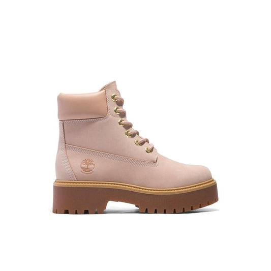 Timberland Women's Women's Tan Stone Street 6inch Lace-Up Waterproof Boots - Multicolor