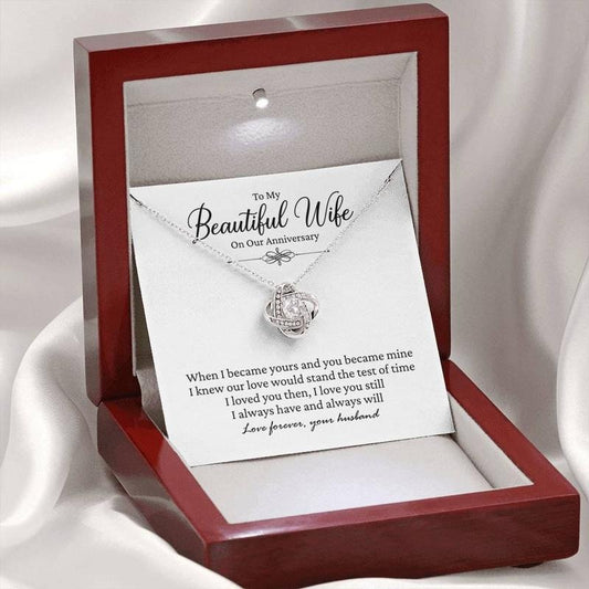 To My Wife On Our Anniversary, Gift For Wife On Anniversary, Anniversary Gift Ideas, Anniversary Gifts, Anniversary Jewelry, Love Necklace With Message Card, Gift For Her, Necklace With Gift Box, Valentine Gifts, Jewelry Box, Gifts For Valentines Day